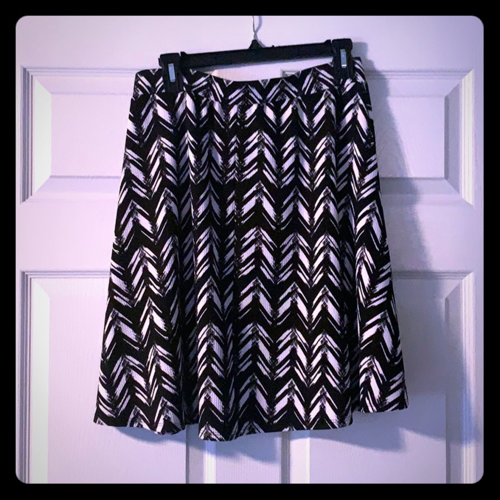 Black and white skirt